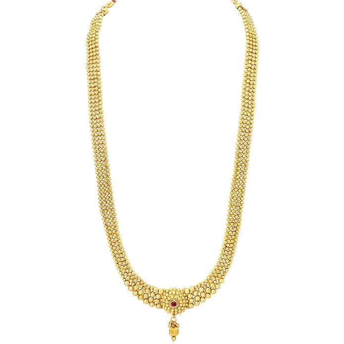Traditional 22KT Gold Plated Maharani Haar Bridal Jewellery Set Gift for Women (Buy 1 get 1 free)